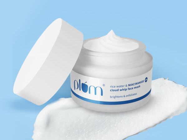 Plum Rice Water  5% Niacinamide Cloud Whip Face Mask