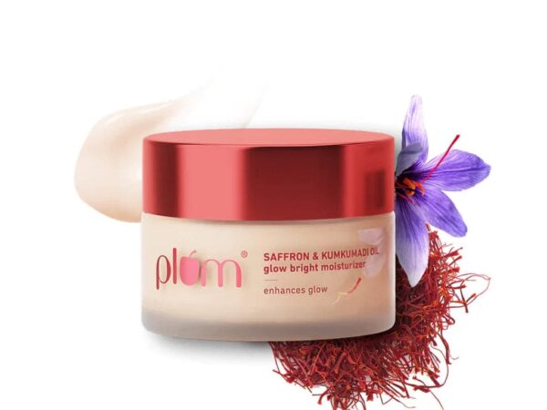 Plum Saffron  Kumkumadi Oil Glow Bright Moisturizer with SPF 35