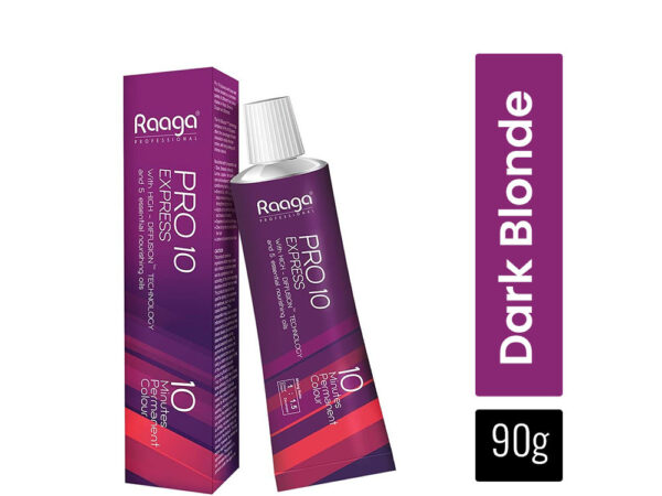 Raaga Professional Pro 10 Express Permanent Hair Color- 6 Dark Blonde 90g