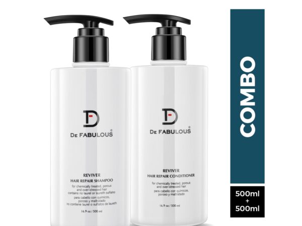 De Fabulous Reviver Shampoo & Conditioner -500ml Combo |