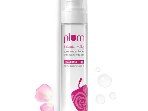 Plum Bulgarian Valley Rose Water Toner for tighter pores
