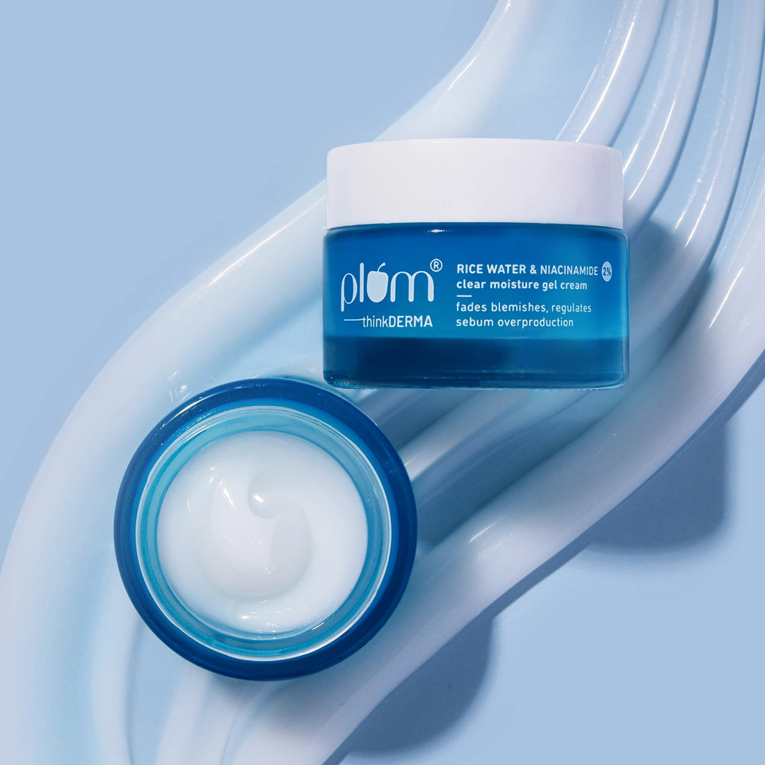 Plum 2% Niacinamide & Rice Water Gel Cream - Pack of 2 Plum 2% Niacinamide & Rice Water Gel Cream - Pack of 2