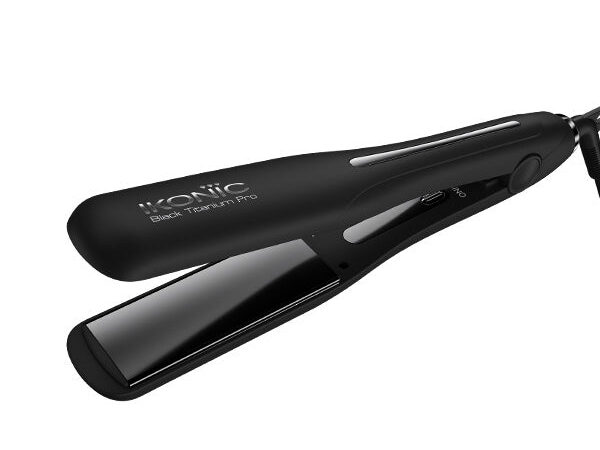 Ikonic Professional Black Titanium Pro Hair Straightener