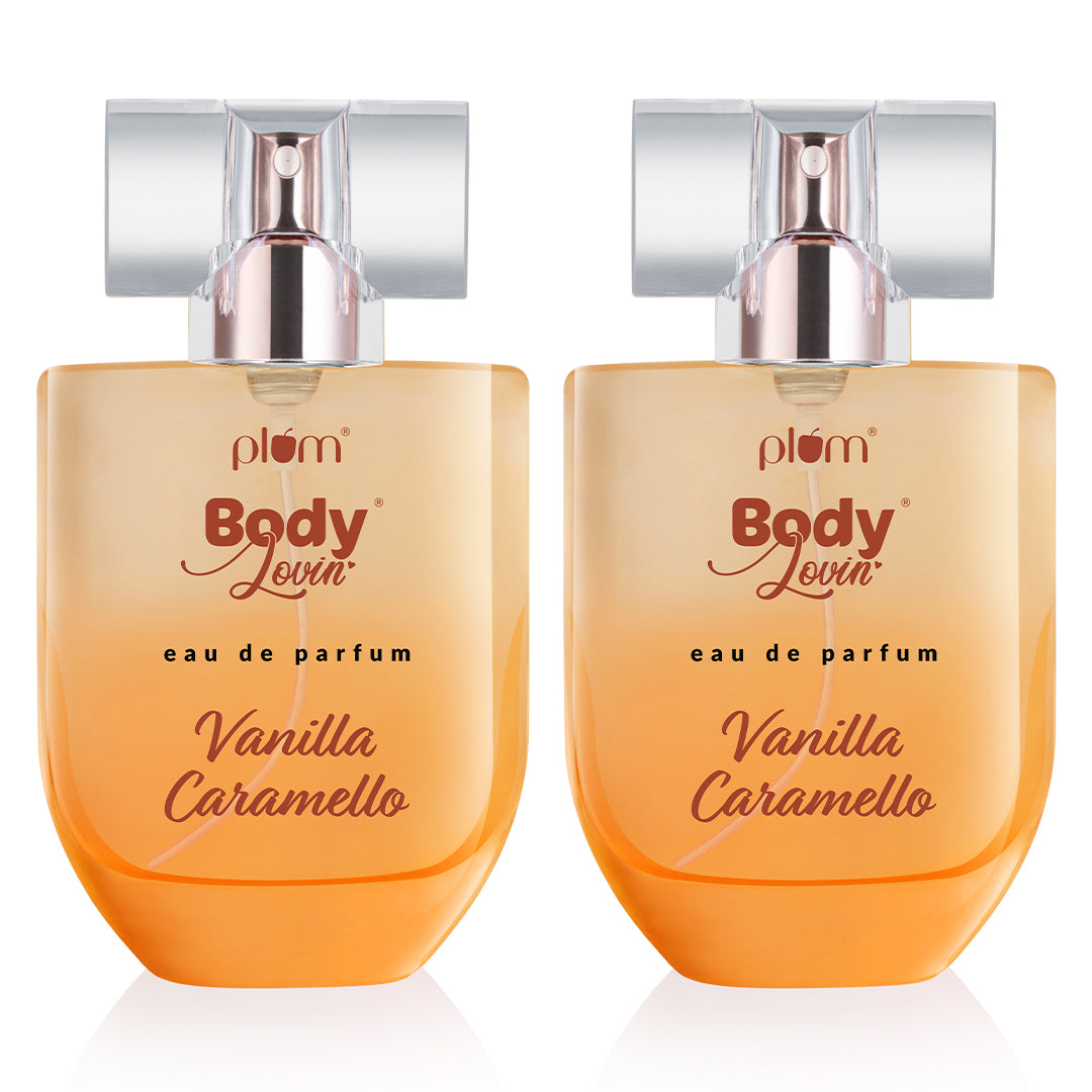 Plum Caramello Perfume Duo by Plum BodyLovina Plum Caramello Perfume Duo by Plum BodyLovina