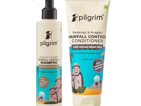 Pilgrim Redensyl  Anagain Hairfall Control Shampoo  Conditioner Combo