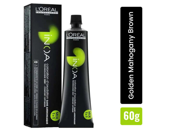 Loreal Professiona Inoa 5.35 Brown With Mahogany Gold 60G