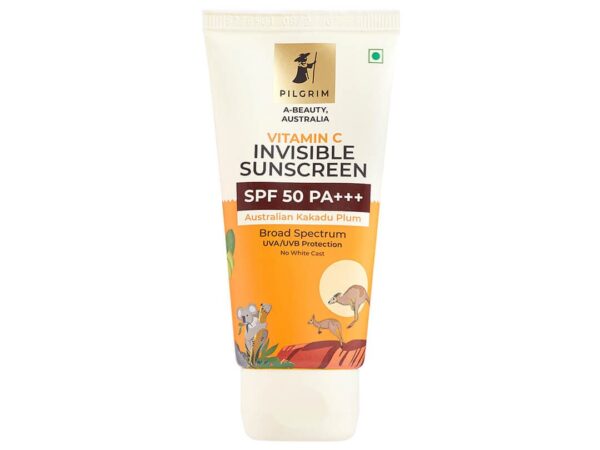 Pilgrim VITAMIN C Invisible Sunscreen SPF 50 PA+++ Australian Kakadu Plum