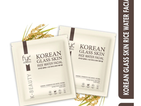 Fyc Professional Korean Glass Skin Rice Water Facial Kit 9 Steps (183gx2)