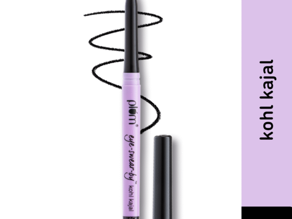Plum Eye-Swear-By Kohl Kajal - Deep Black