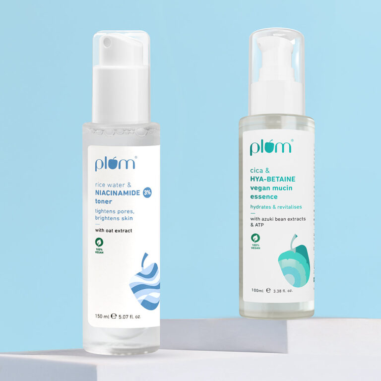 Plum toner and essence