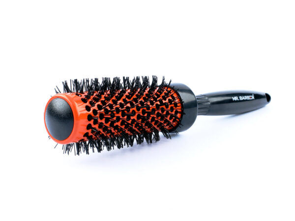 Mr Barber 33 mm Ceramic Round Brush Large Ceramic Ion Thermal Barrel for Sleek Precise Heat Styling and Maximum Volume - 1 Piece
