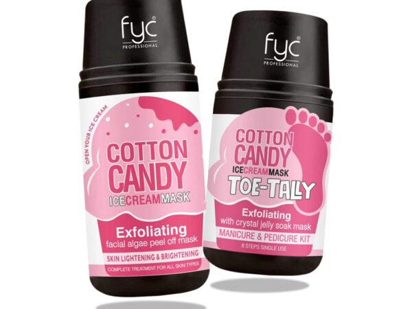 cotton candy facial kit & mani pedi combo