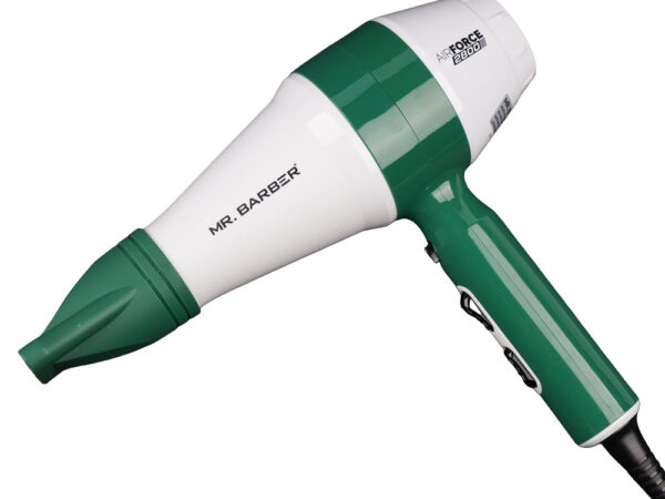 Mr Barber Air Force 2800 Hair Dryer 2000W | Powerful AC Motor, Fast Drying, Heat Protection, Professional Salon Hair Dryer (MB-AFG) - 1 Piece