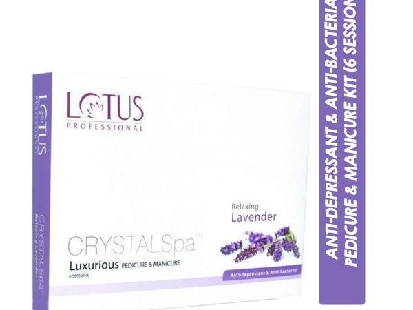 Lotus Professiional Crystal Spa Luxurious Pedicure And Manicure, Relaxing Lavender