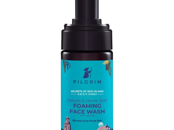 Pilgrim Salicylic  Glycolic Acid Foaming Face Wash for Men