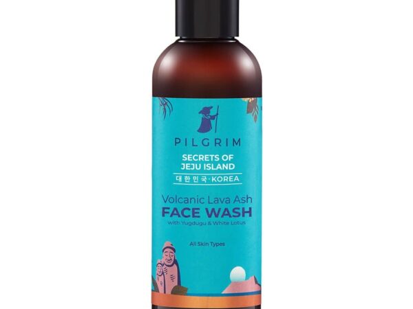 Pilgrim Volcanic Lava Ash Face Wash with Yugdugu  White Lotus for Men