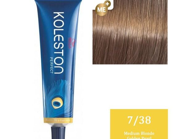 Wella Professionals Koleston Perfect Rich Naturals - 7/38 Medium Blonde Golden Pearl